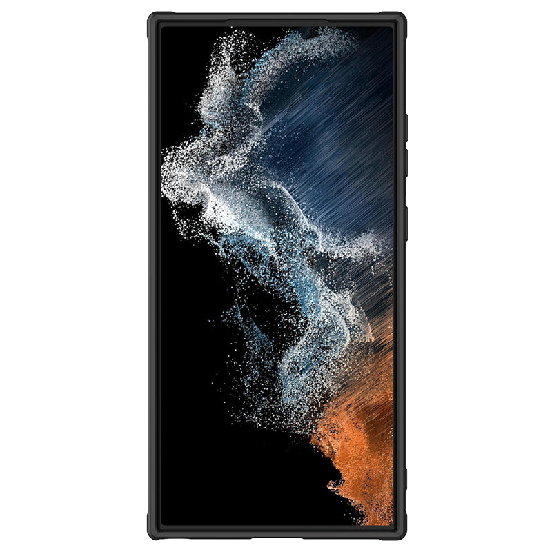 NILLKIN pro Samsung Galaxy S23 Ultra nárazuvzdorný kryt telefonu Posuvná ochrana fotoaparátu PU kožené pouzdro na PC TPU NILLKIN pro Samsung Galaxy S23 Ultra nárazuvzdorný kryt telefonu Posuvná ochrana fotoaparátu PU kožené pouzdro na PC TPU